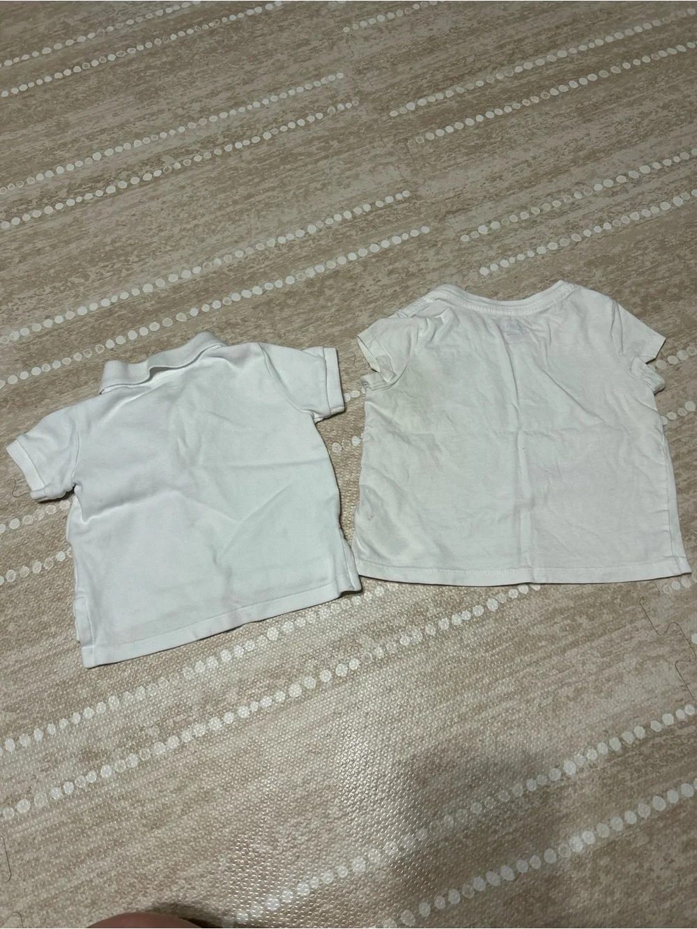 Ralph Lauren Kids White Polo & Tee Set with Navy Pony Logos